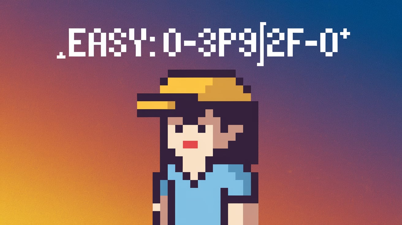 Easy:0_-3p9_2f-0= Pixel Art